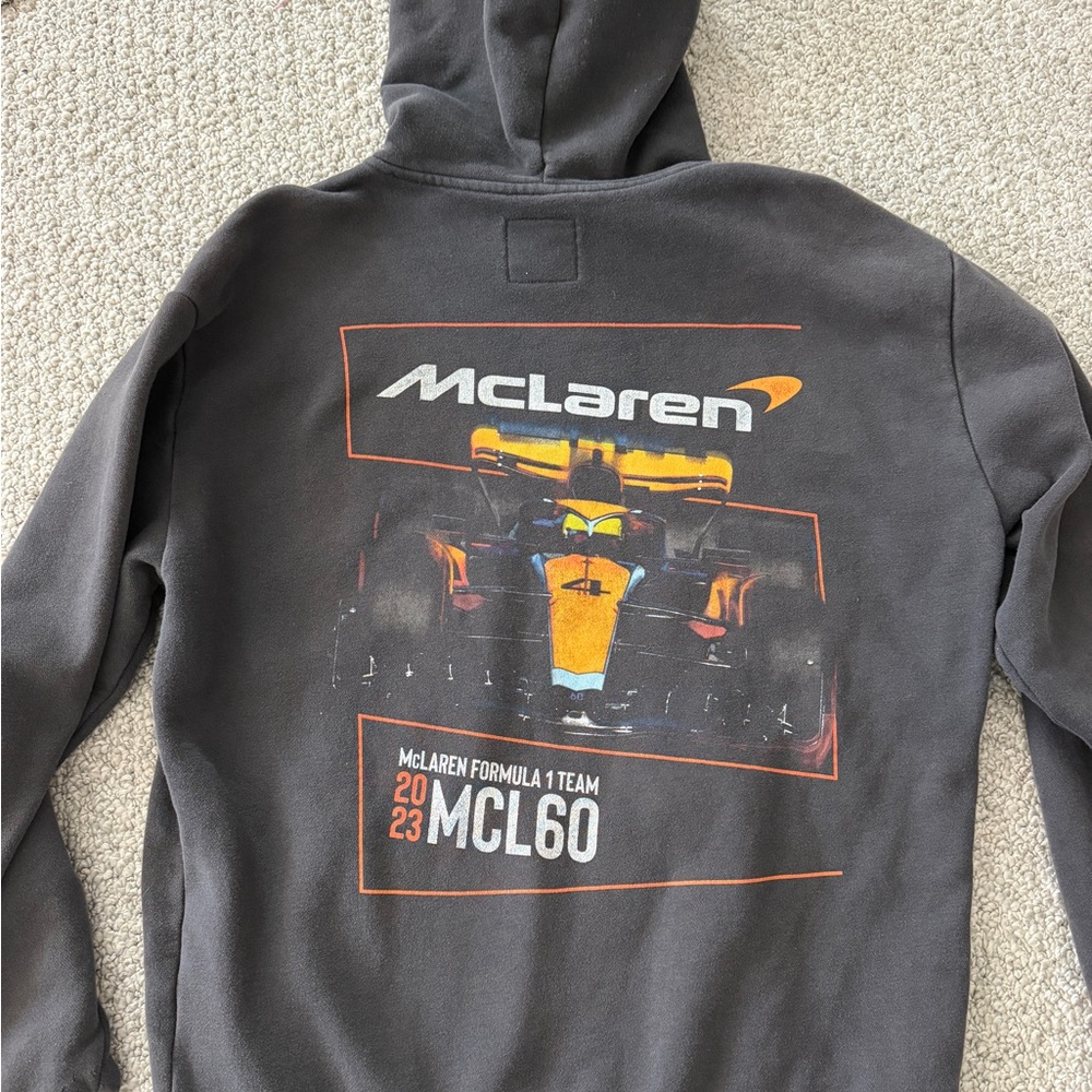 Men's Black & Orange Graphic Hoodie - 2023 MCL60